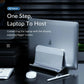 Space-saving Vertical Laptop Stand - Compact Design