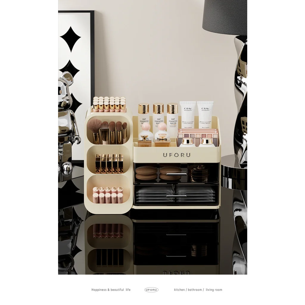 Spacious Cosmetic Organizer - Multi-Functional Vanity