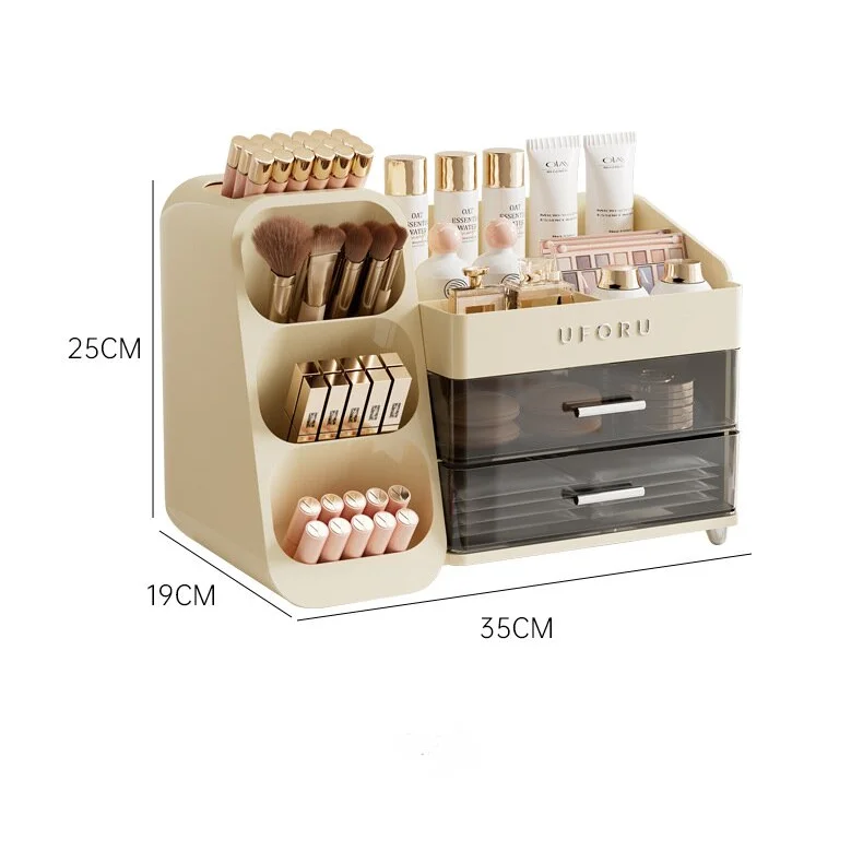 Spacious Cosmetic Organizer - Multi-Functional Vanity