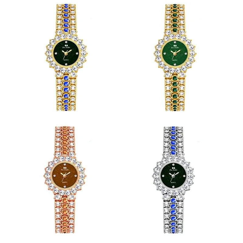 Sparkling Diamond Chain Watch for Women - Full of Elegance