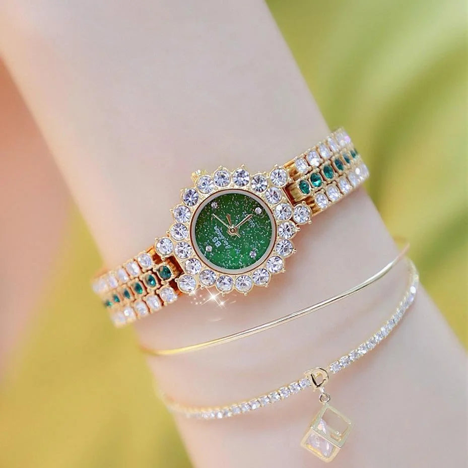 Sparkling Diamond Chain Watch for Women - Full of Elegance