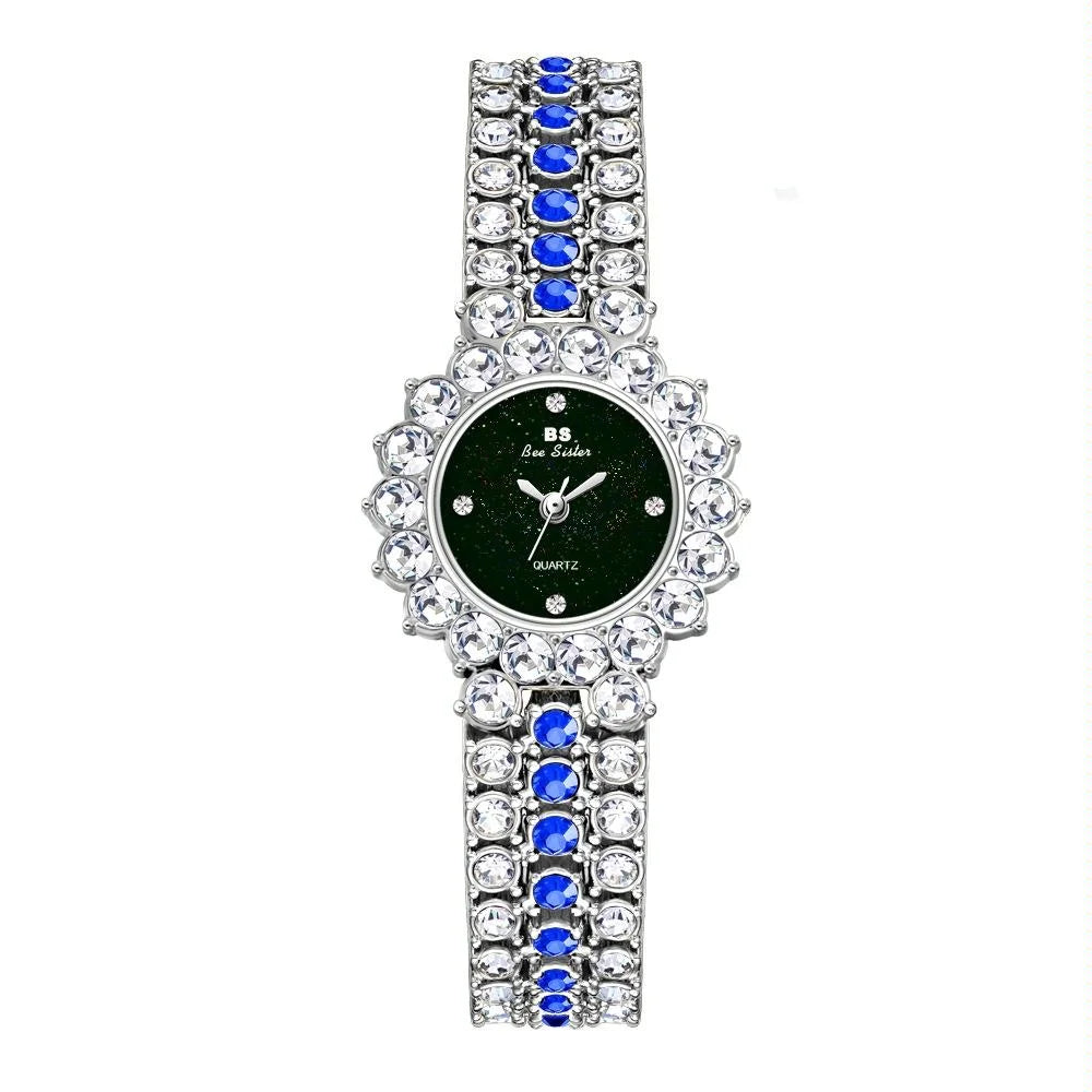 Sparkling Diamond Chain Watch for Women - Full of Elegance