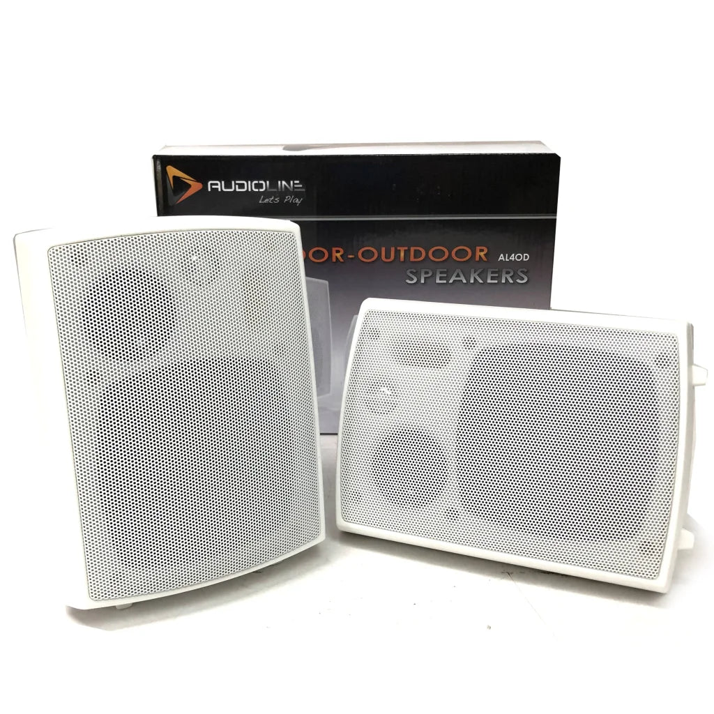 Speaker Pair 3-Way 4’’ Bookshelf Indoor Outdoor