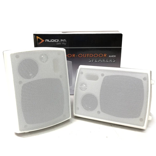 Speaker Pair 3-Way 4’’ Bookshelf Indoor Outdoor