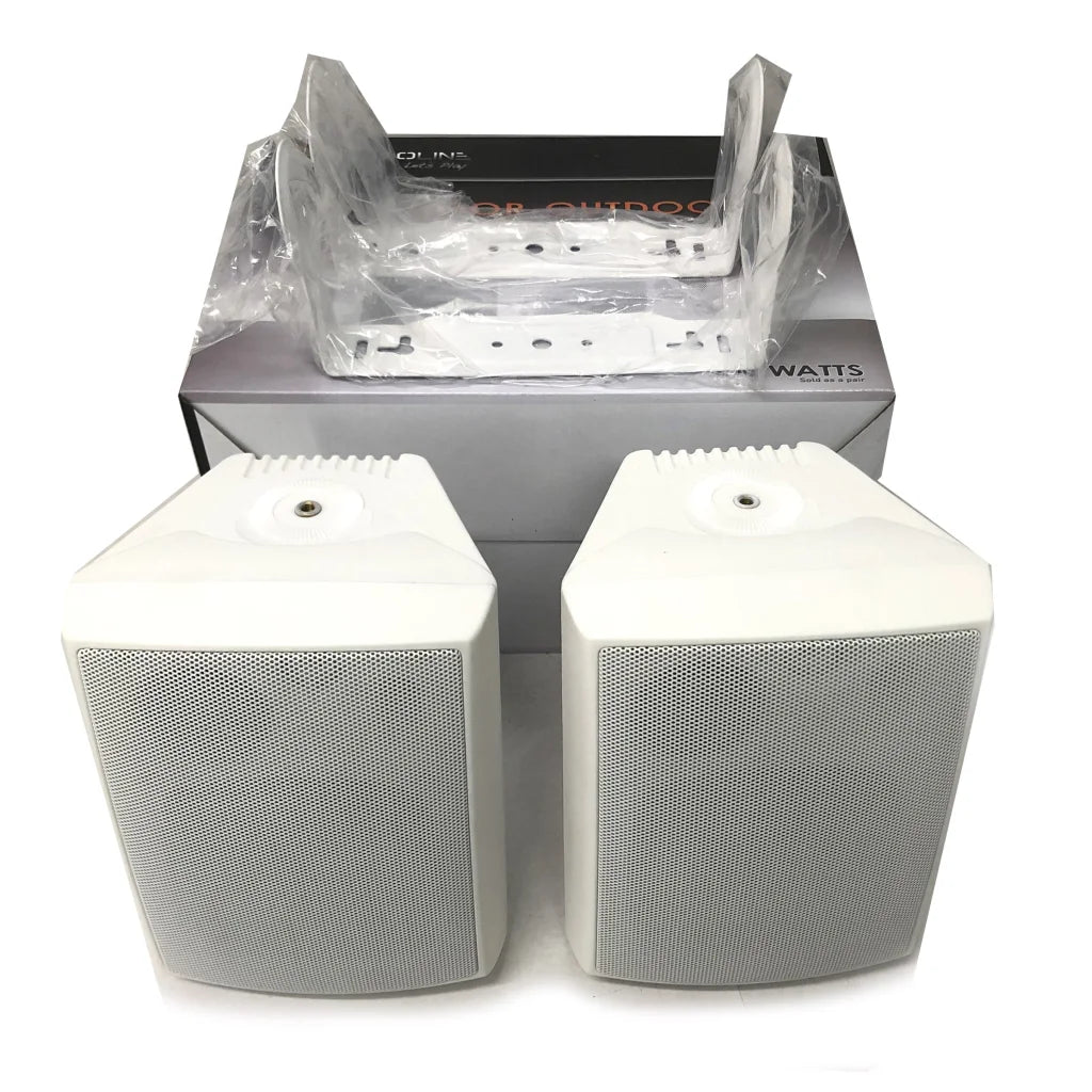 Speaker Pair 3-Way 4’’ Bookshelf Indoor Outdoor