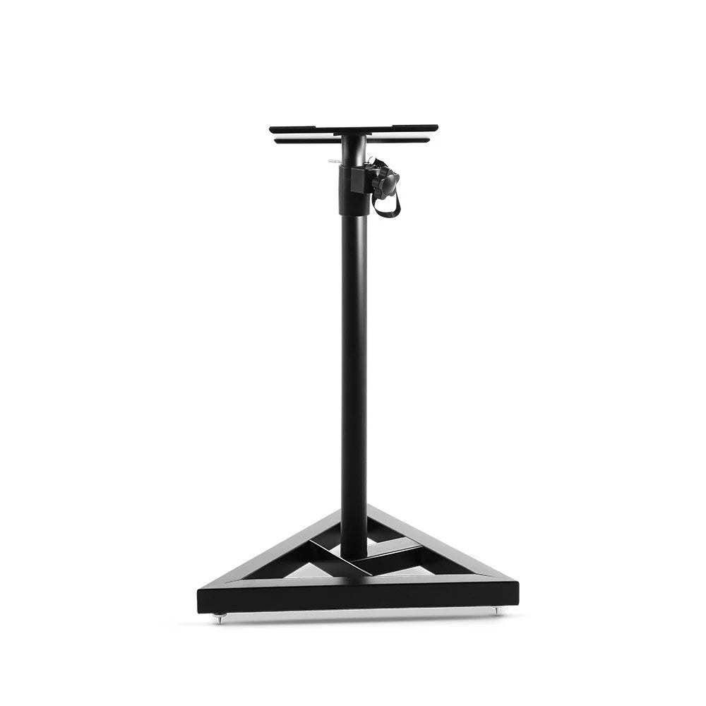Speaker stand set with slim upright posts