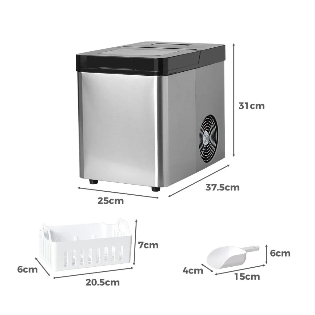 Spector Ice Maker Commercial 2.1L Portable Silver-1975420469045760002