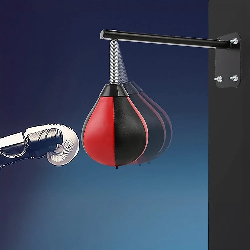 Speed Bag Boxing Punching Bag Wall Mount Reflex Training