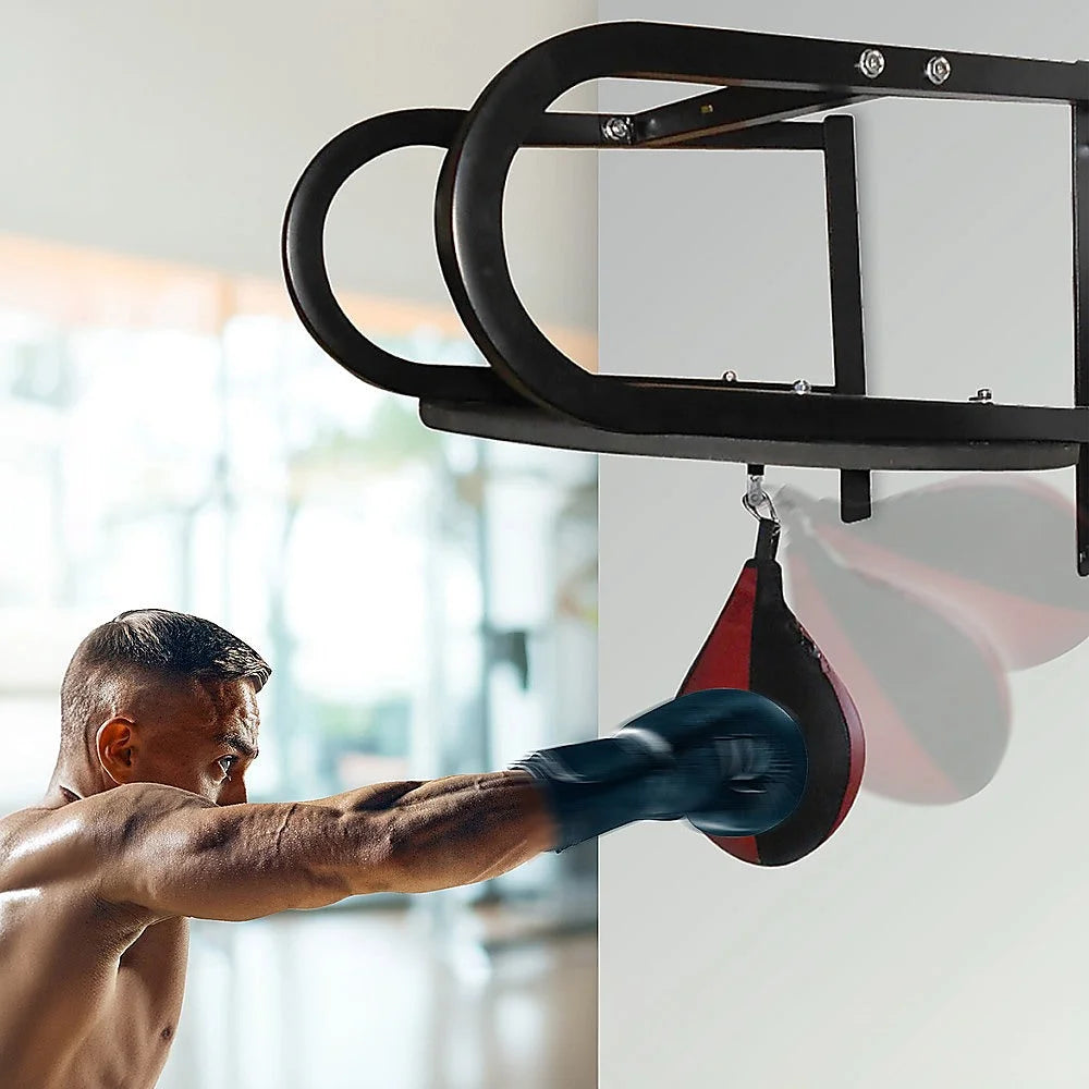 Speedball Boxing Punching Bag with Wall Frame - Fitness