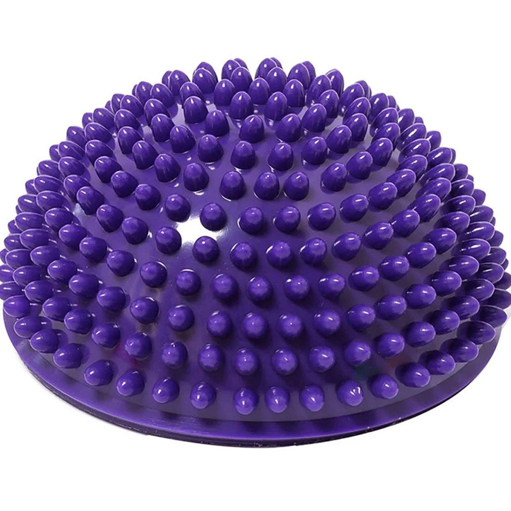 Spiky Massage Ball PVC Half Round Yoga Exercise Foot Hand