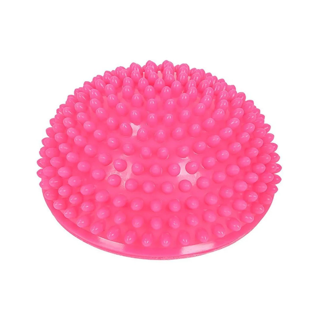 Spiky Massage Ball PVC Half Round Yoga Exercise Foot Hand