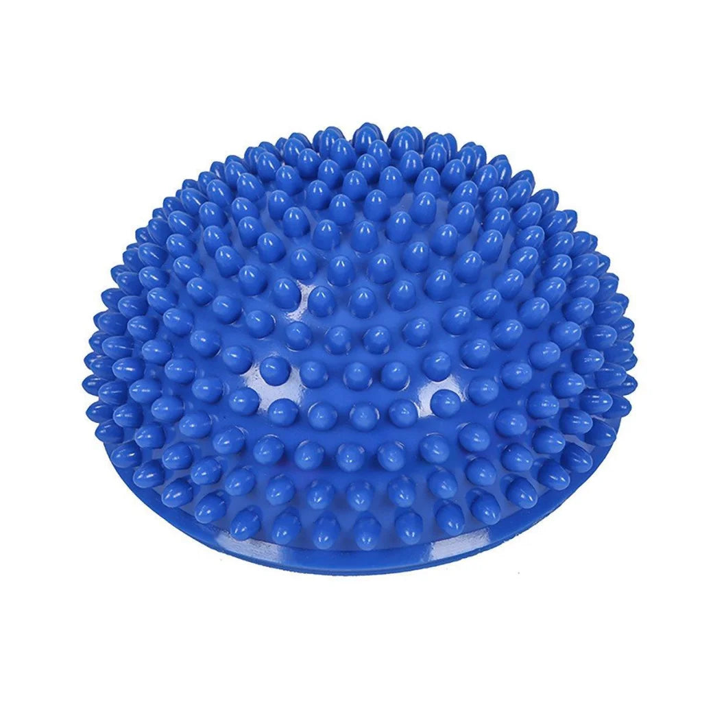 Spiky Massage Ball PVC Half Round Yoga Exercise Foot Hand