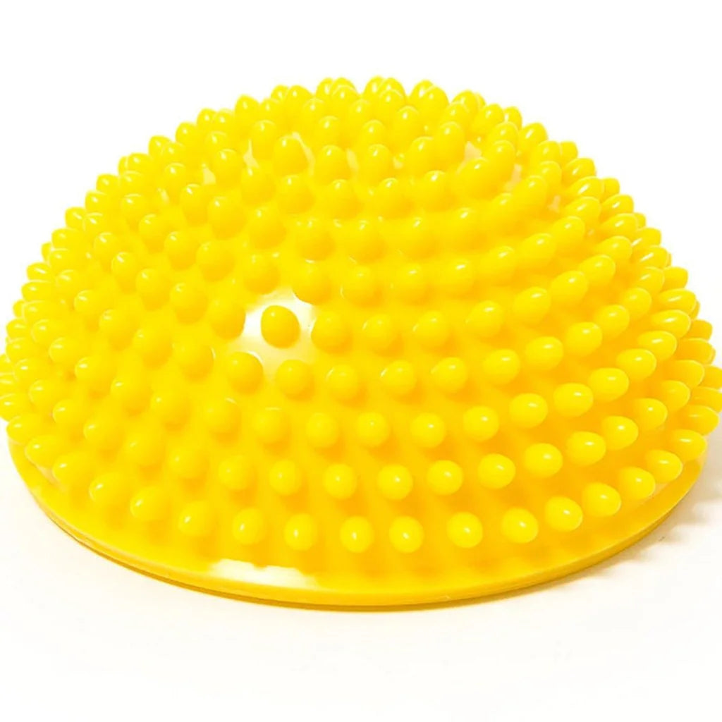 Spiky Massage Ball PVC Half Round Yoga Exercise Foot Hand