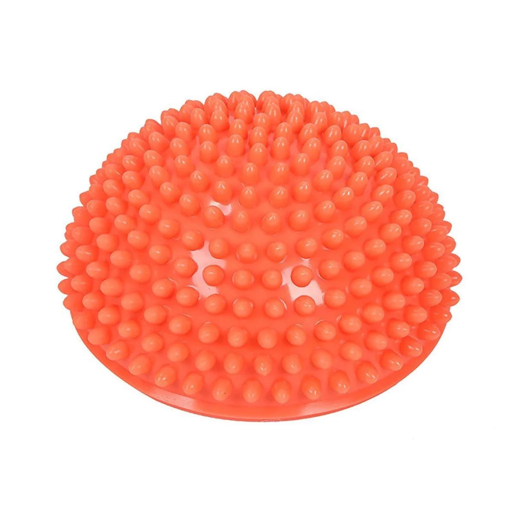 Spiky Massage Ball PVC Half Round Yoga Exercise Foot Hand