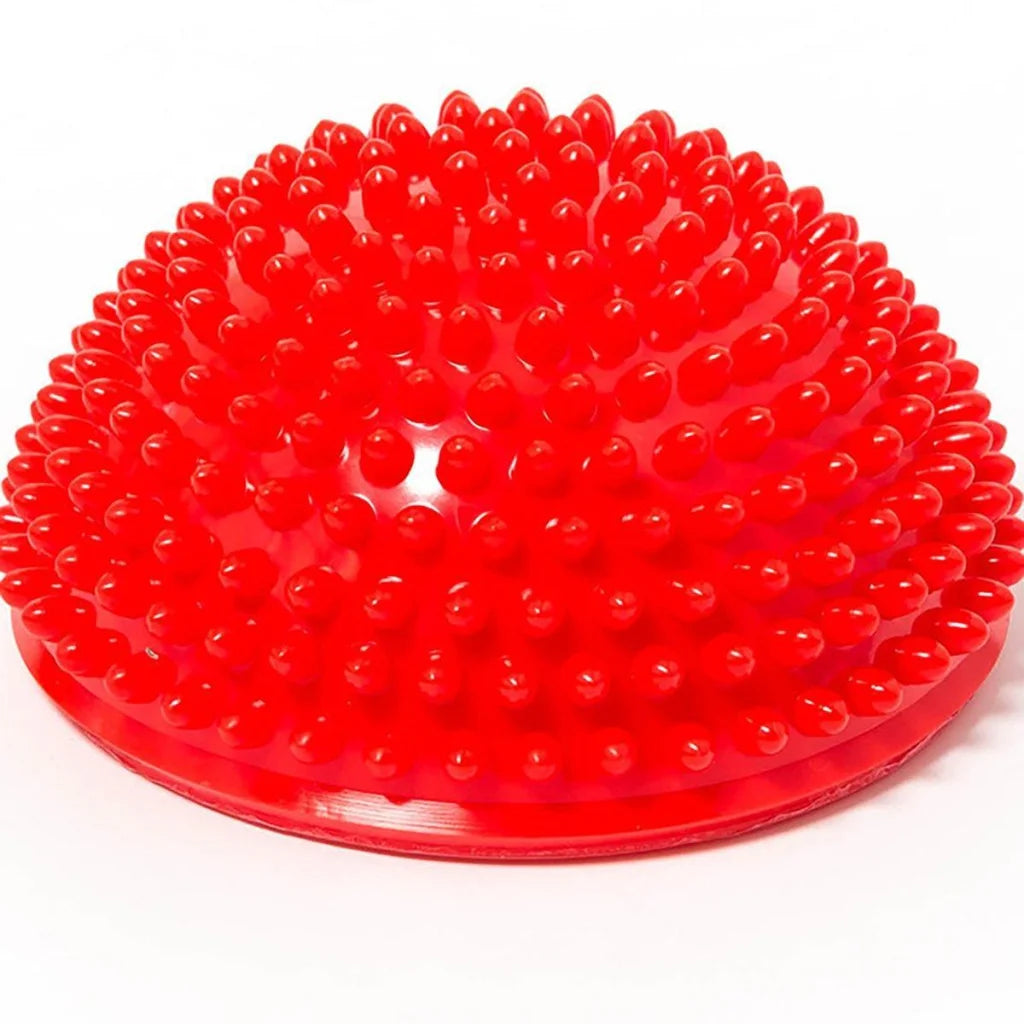 Spiky Massage Ball PVC Half Round Yoga Exercise Foot Hand