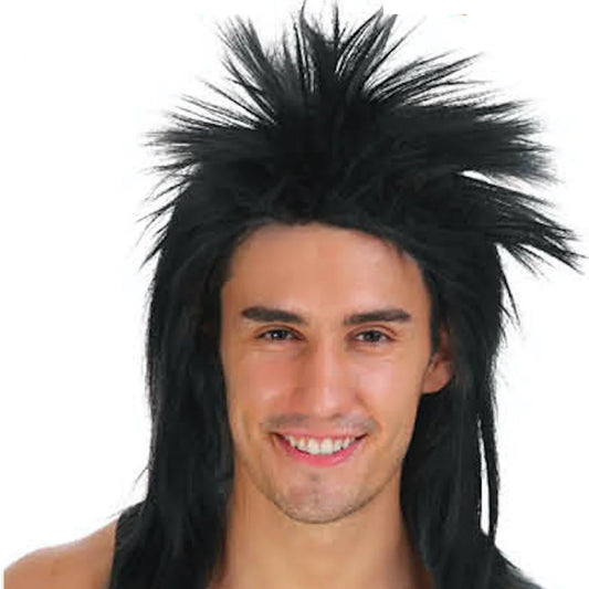 SPIKY PUNK Mullet Wig Costume Party Fancy Rock Hair Disco