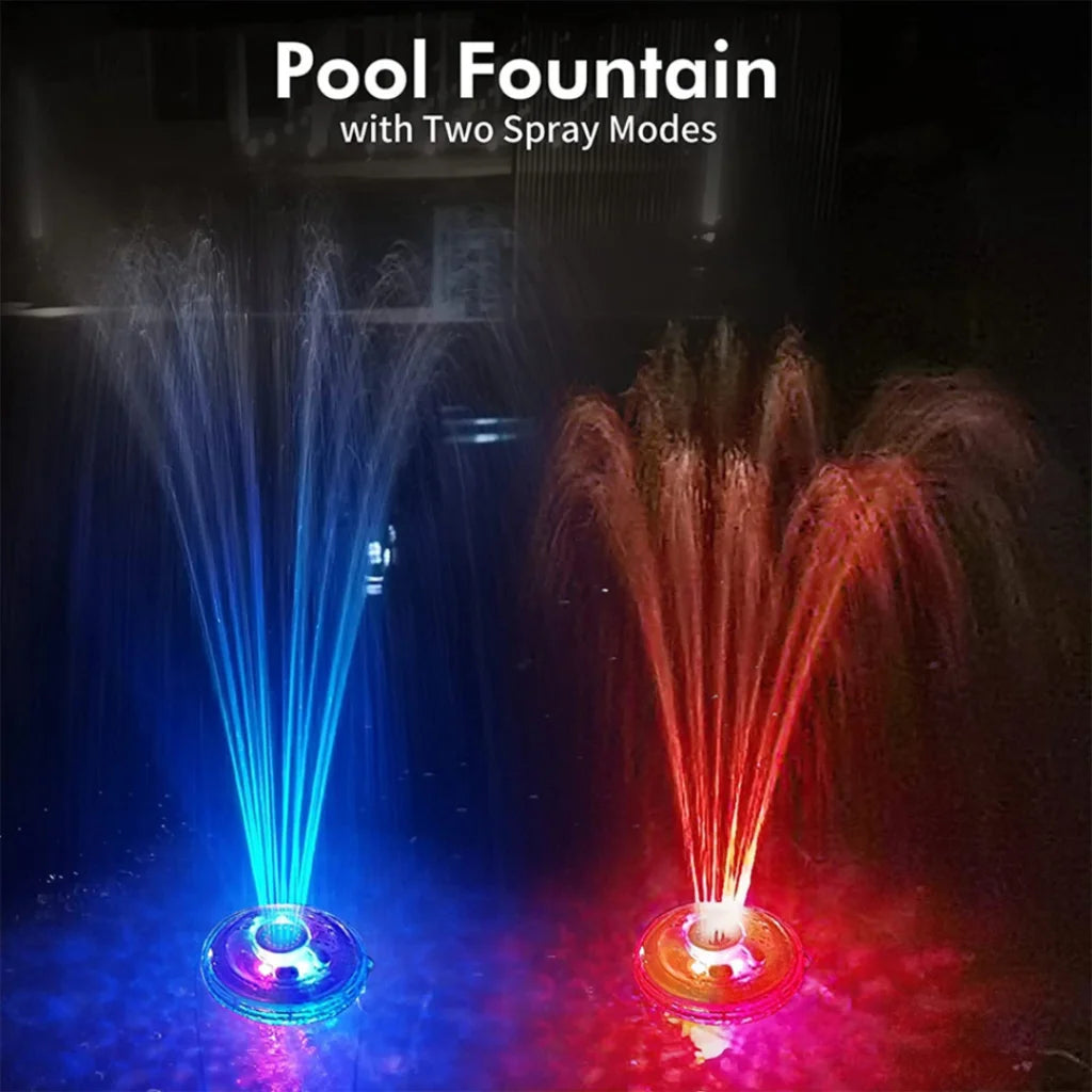 Spire LED Light Show Waterproof Light-Up Pool Fountain