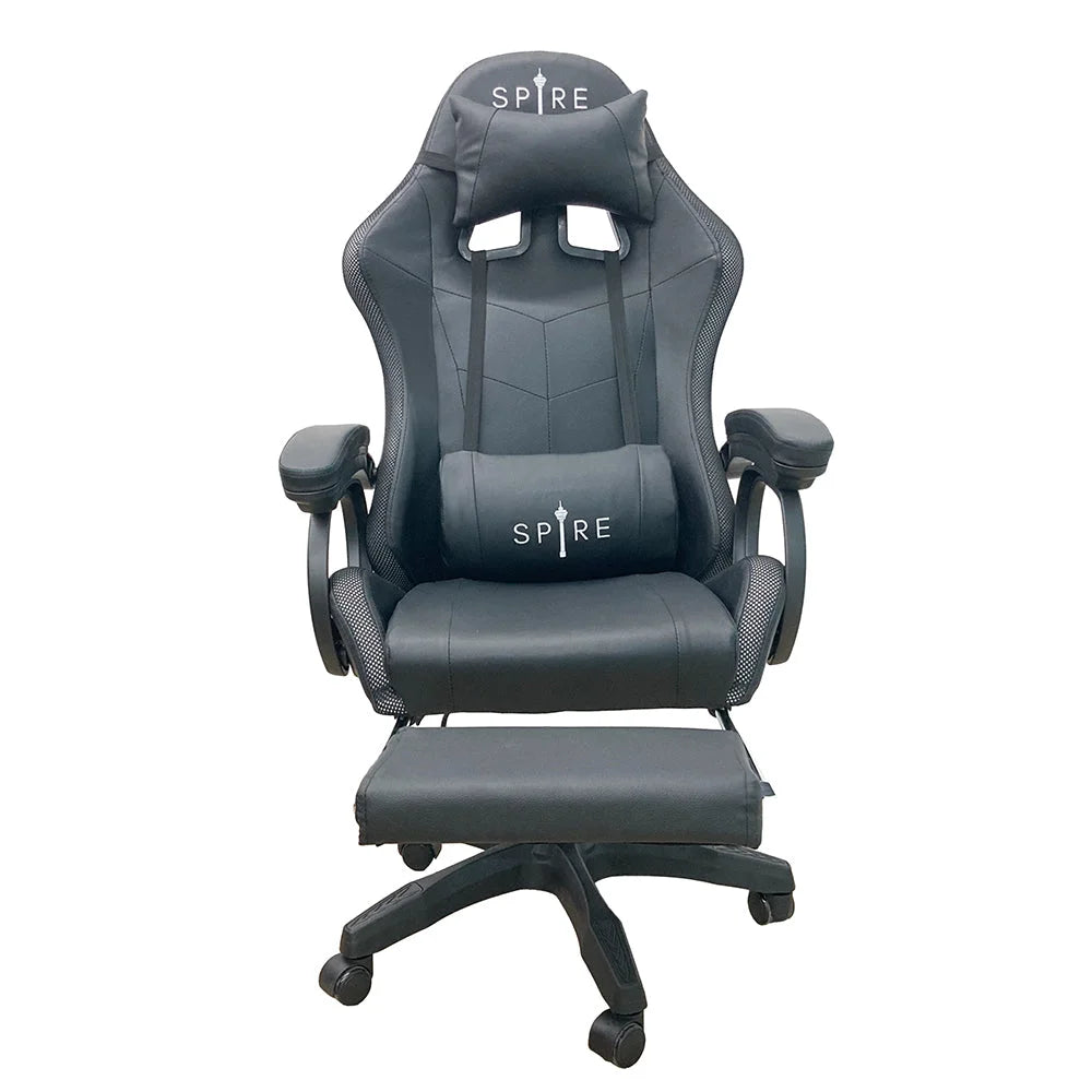 Spire Onyx Gaming/Office Chair w/ RGB Lighting And Massager