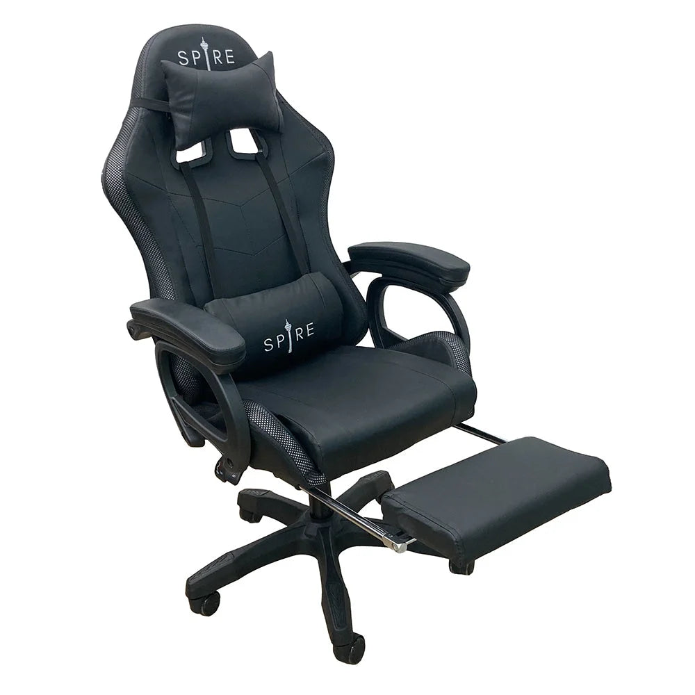 Spire Onyx Gaming/Office Chair w/ RGB Lighting And Massager