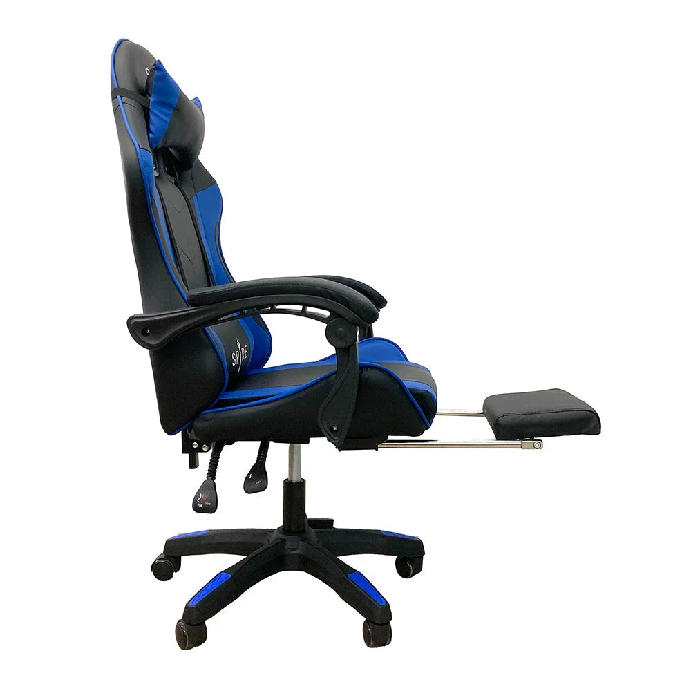 Spire Zinc Adjustable Gaming/Office Chair Blue And Black