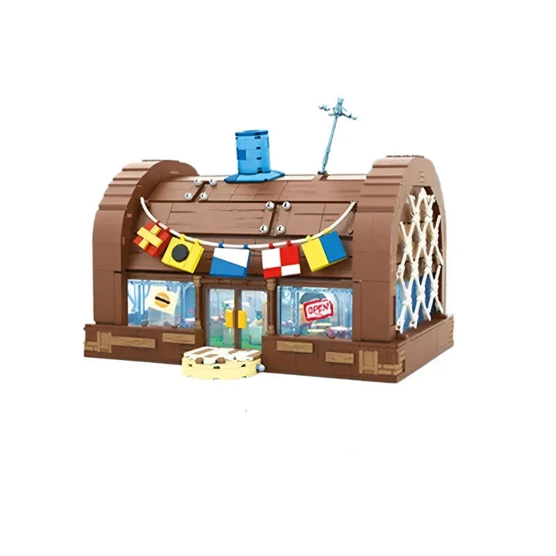 Spongebob Krusty Krab Building Blocks Toy Set - Baby & Kids