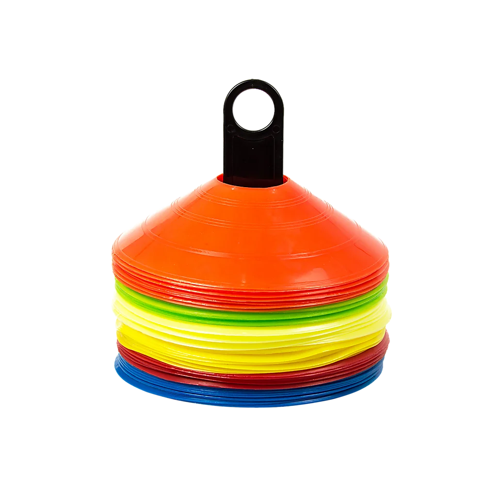 Sports Training Discs 60 Pack Markers Cones for Soccer AFL