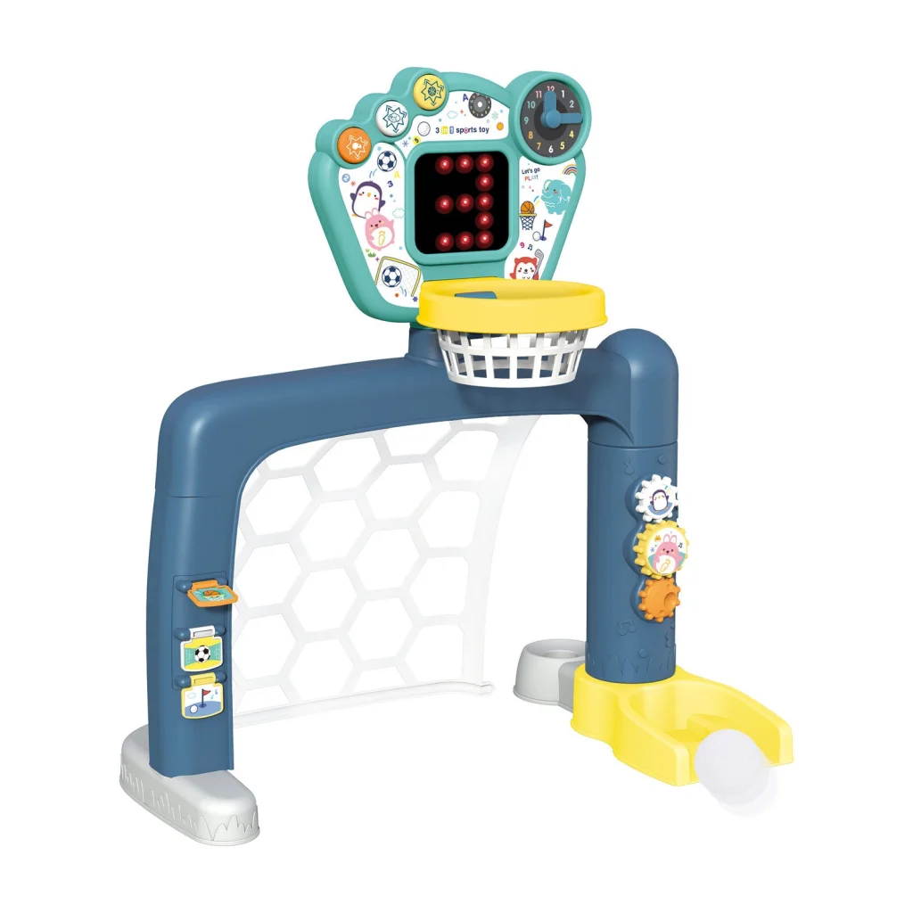 Sports World 3-in-1 Adjustable Indoor basketball Soccer