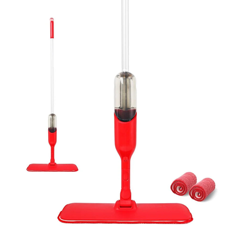Spray Flat Mop with Microfiber Pads - Floor Tile Kitchen