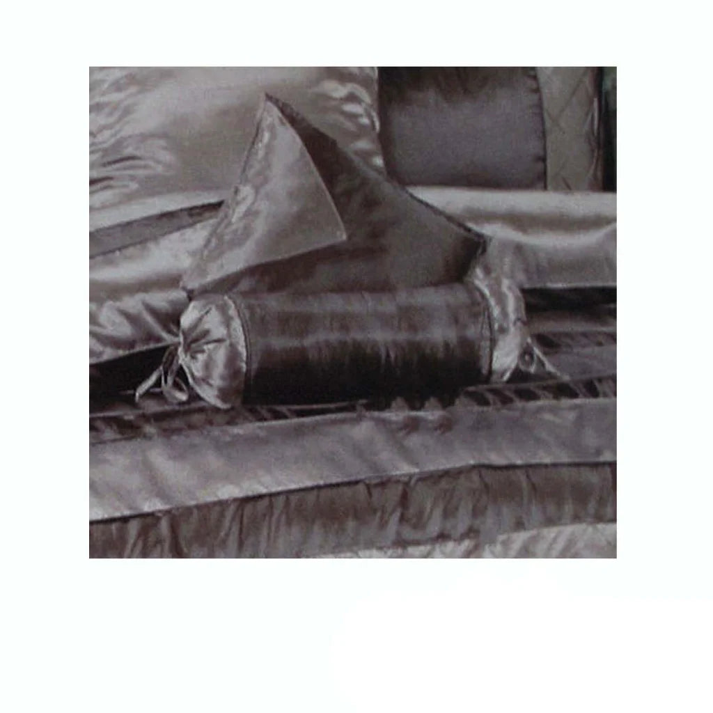 Square Cushion Cover Boudoir Caledonia Black Silver
