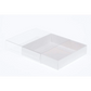 Square Invitation Gift Box 10 Pack 10cm 4cm Deep White Card