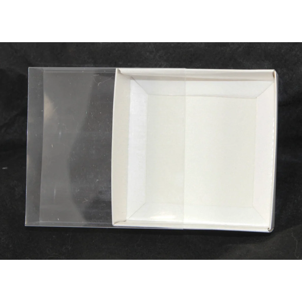 Square Invitation Gift Box 10 Pack 8cm 2cm Deep White Card
