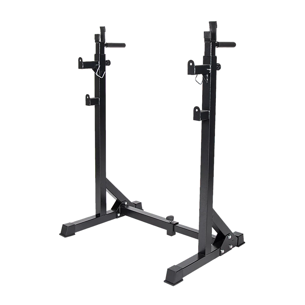 Squat Rack Commercial Adjustable Pair Fitness Exercise