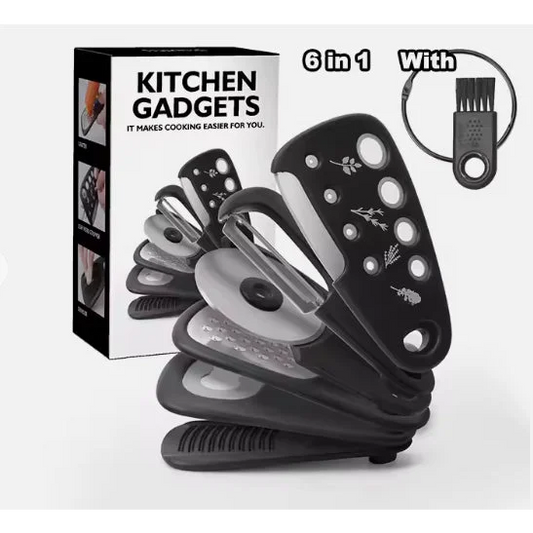 Stackable Kitchen Tool Set - Multi-Function Grater Herb