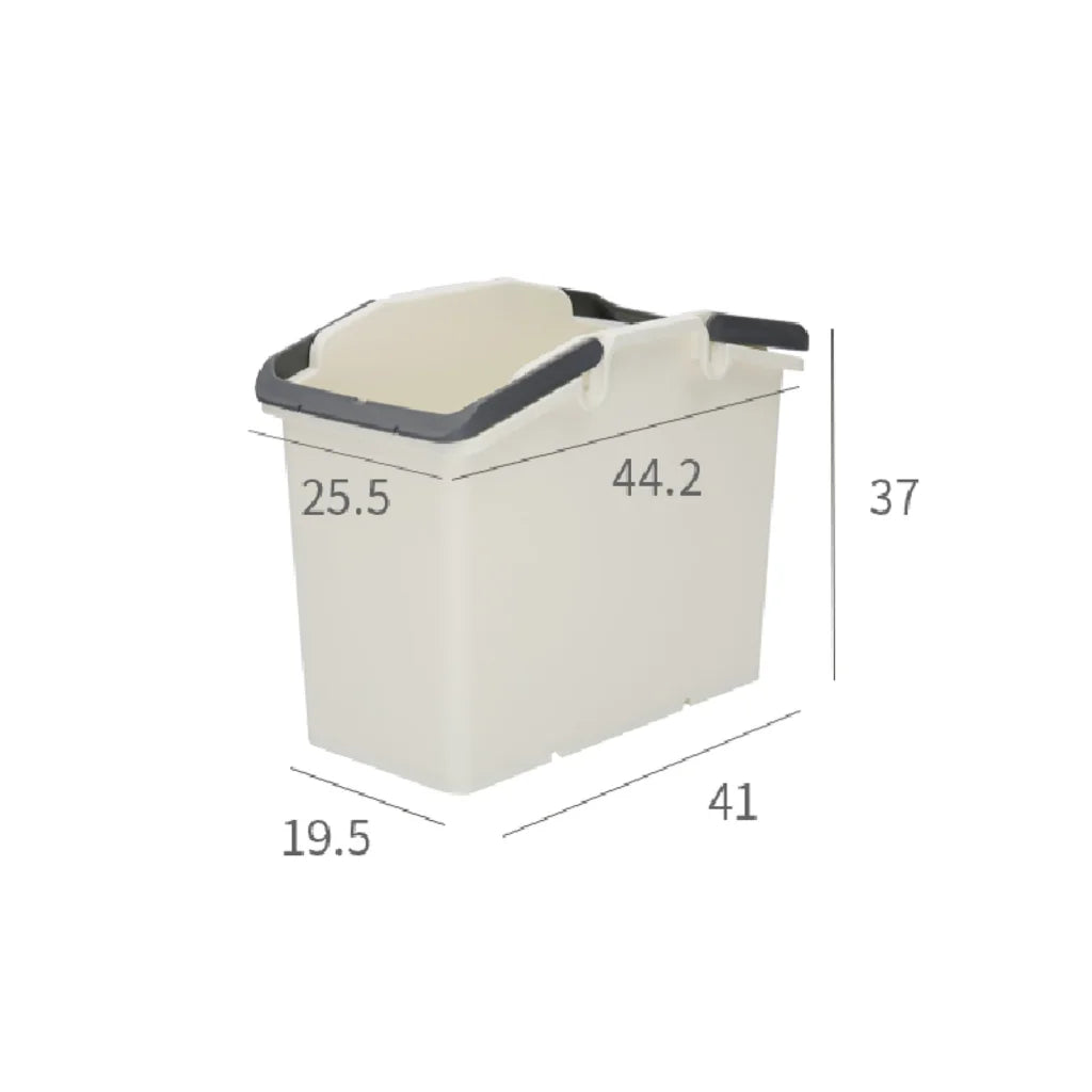 Stackable Multipurpose Laundry Basket Set of 2 - Dark Grey