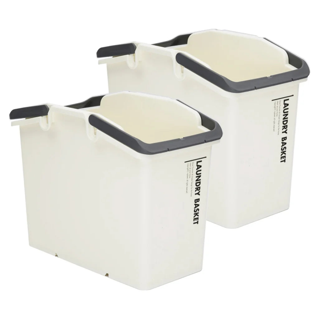 Stackable Multipurpose Laundry Basket Set of 2 - Ivory