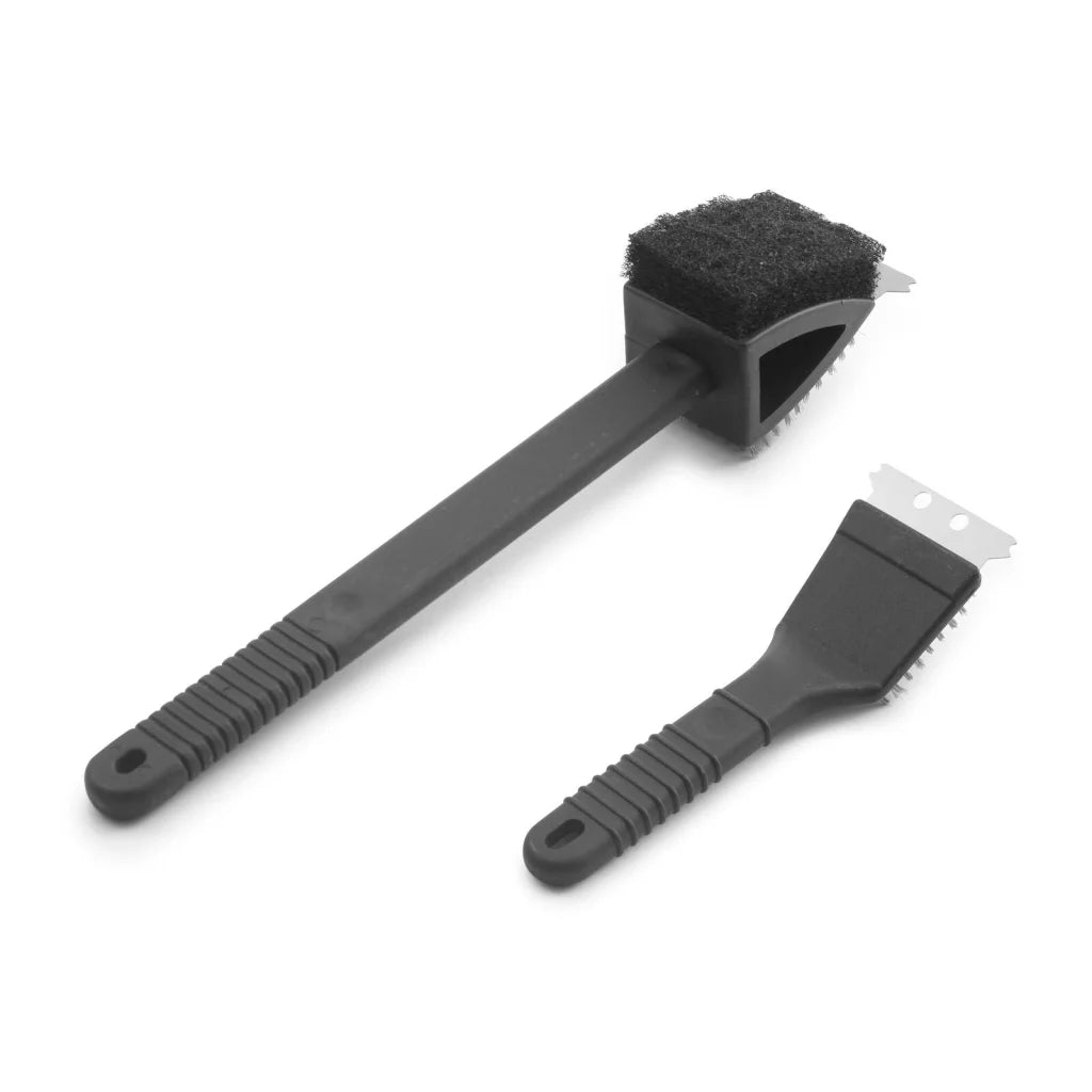 Stainless Steel BBQ Brush and Scraper Blade - Home & Garden