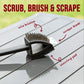 Stainless Steel BBQ Brush and Scraper Blade cleaning 478