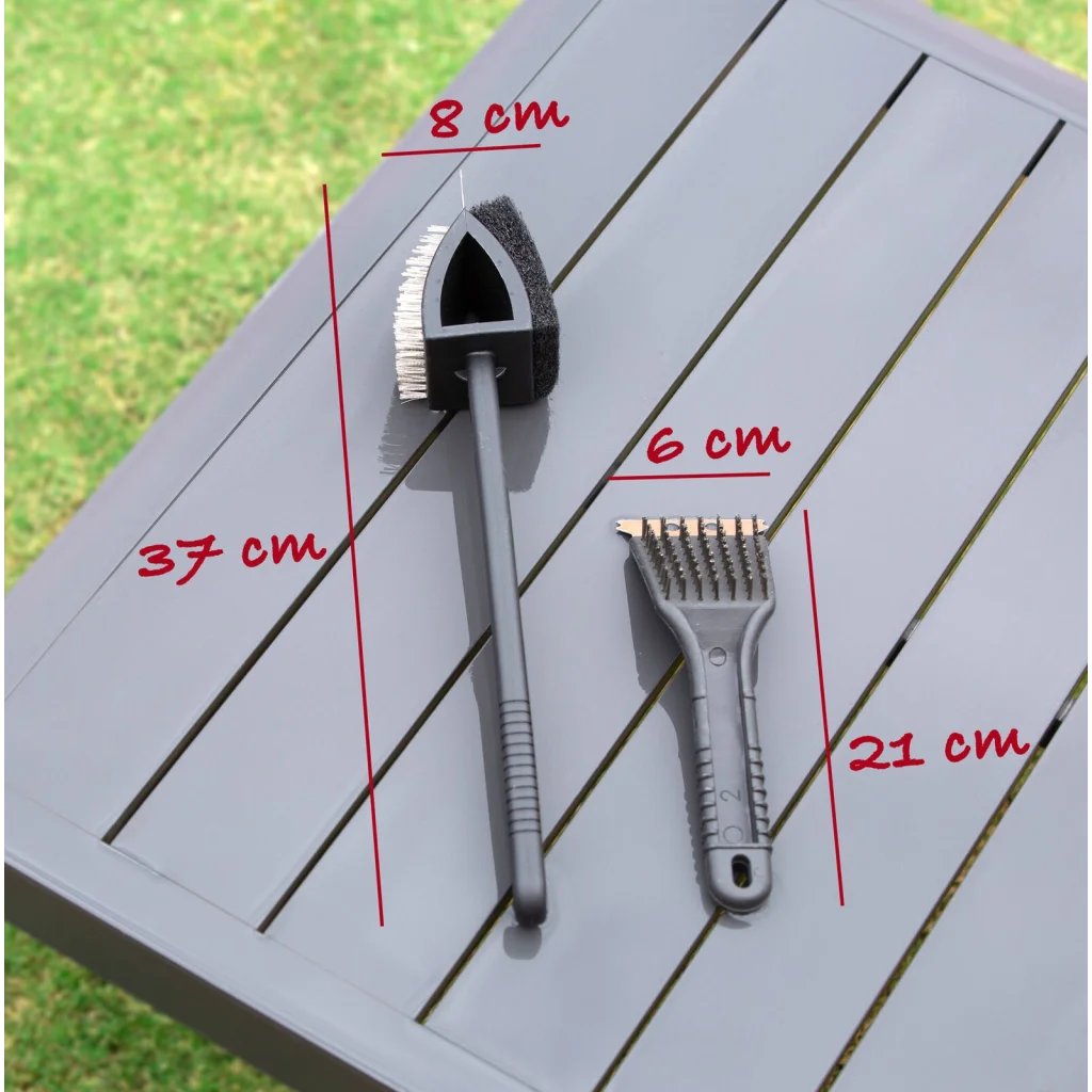 Stainless Steel BBQ Brush and Scraper Blade - Home & Garden