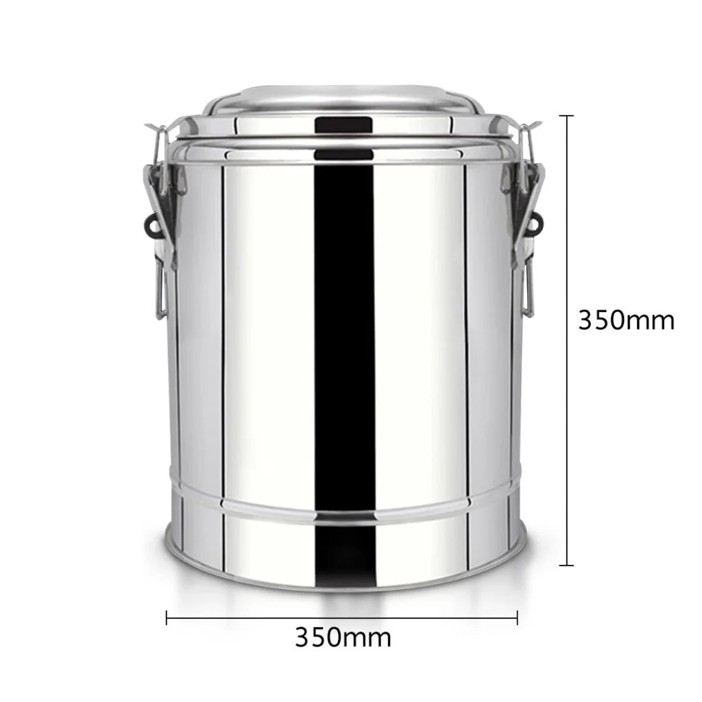 Stainless Steel Beverage Dispenser Premium 22L Insulated Stock Pot Hot & Cold Container