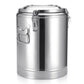 Stainless Steel Beverage Dispenser Premium 35L Insulated Stock Pot Hot & Cold Container