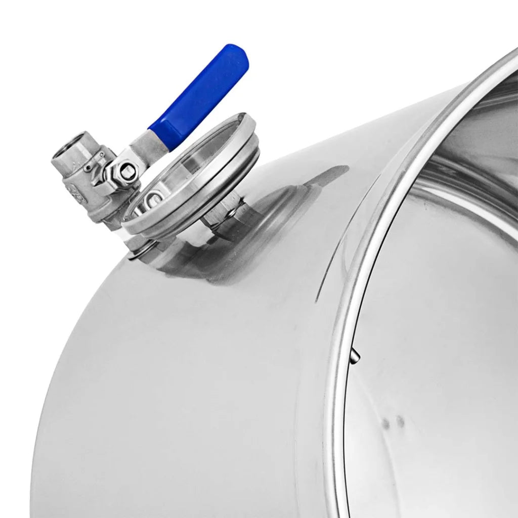Stainless Steel Brewery Pot 50L with Beer Valve 40*40cm - Premium