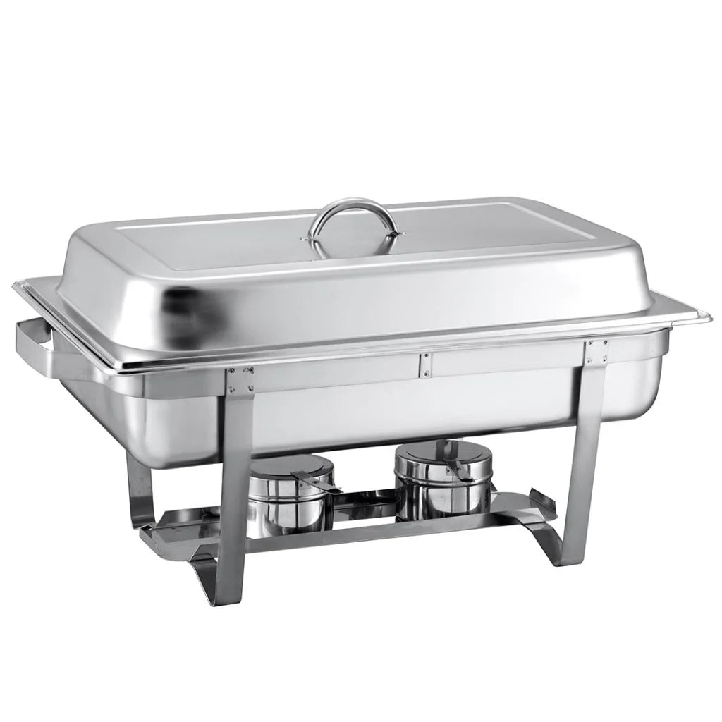 Stainless Steel Chafing Dish 3L Triple Tray Food Warmer Catering - Premium