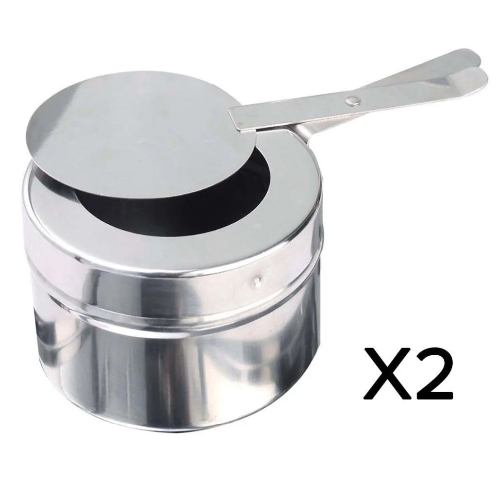 Stainless Steel Chafing Dish Set Premium 4X 4.5L Dual Tray Food Warmer for Catering