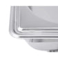 Stainless Steel Chafing Dish Triple Tray Food Warmer Catering - Premium