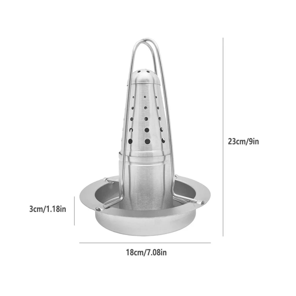 Stainless Steel Chicken Grill Outdoor BBQ Roaster Rack