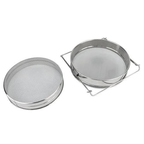 Stainless Steel Double-layer Bee Honey Sieve Filtration
