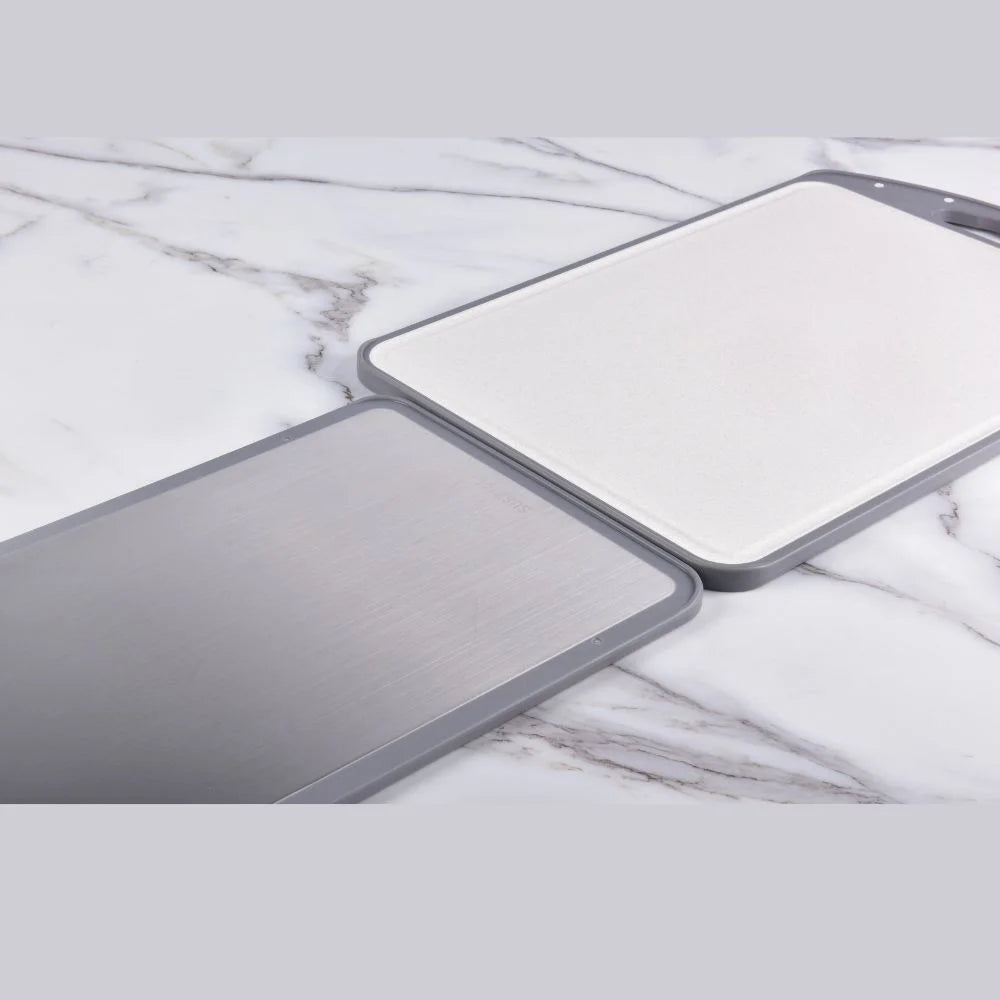 Stainless Steel Double Side Cutting Board Kylin 46x31cm