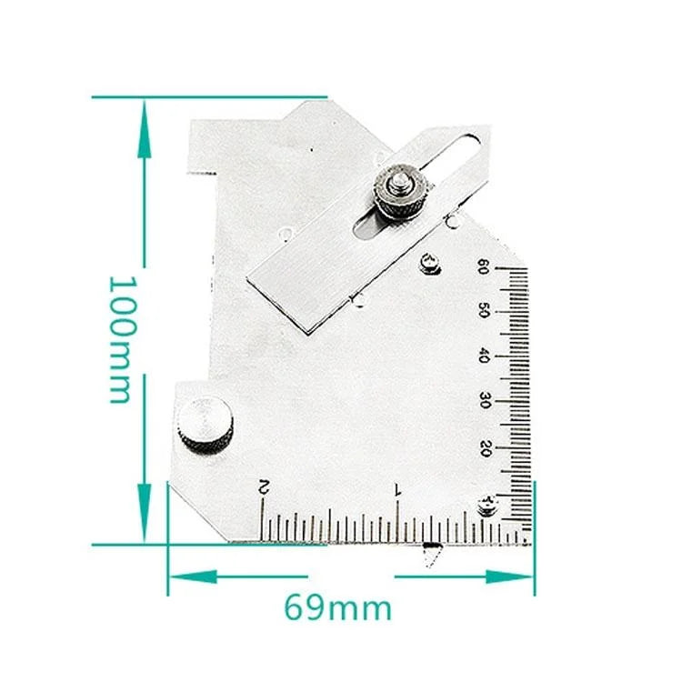 Stainless Steel Fillet Weld Gauge - Multi-function
