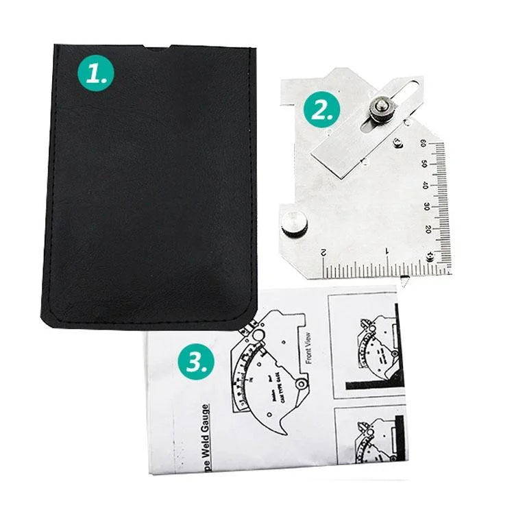 Stainless Steel Fillet Weld Gauge - Multi-function