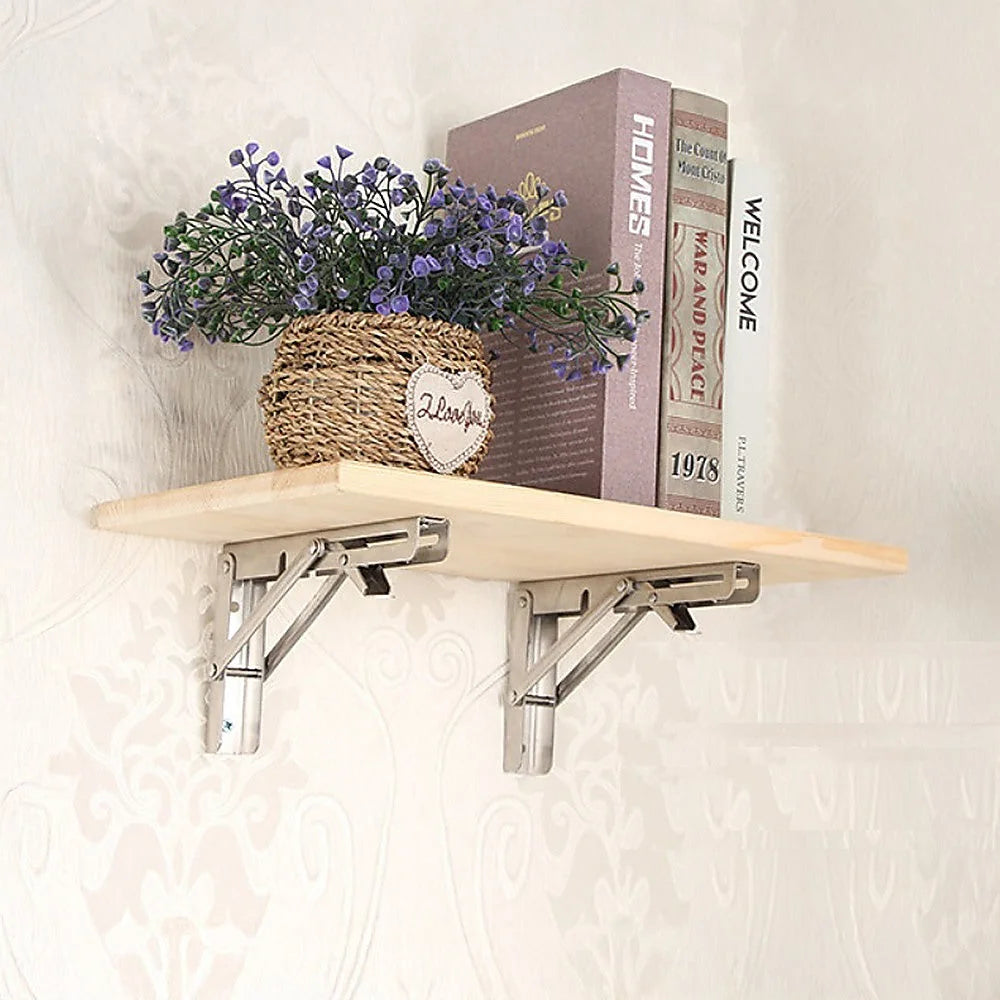 Stainless Steel Folding Table Bracket 2x 10’’ Heavy Duty